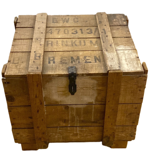 Alte Holzkiste Transportkiste Kiste Bremen Dekokiste Box antik Original um 1900 Bremen Brinkum
